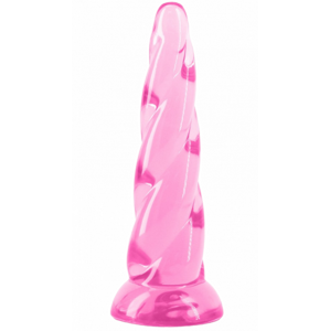 Gelové dildo s přísavkou Fantasia Siren (19 cm), růžové