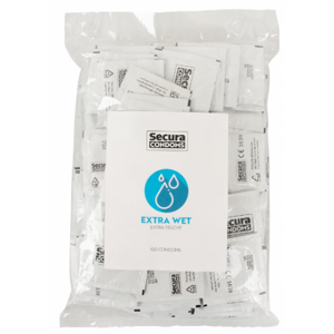 Secura Extra Wet – extra lubrikované kondomy (100 ks)