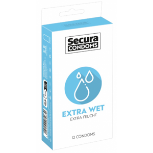 Secura Extra Wet – extra lubrikované kondomy (12 ks)