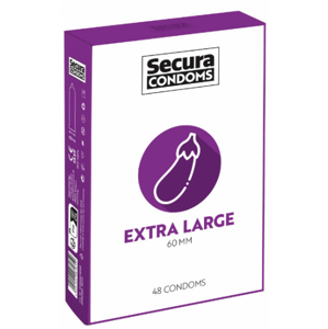 Secura Extra large – velké kondomy (48 ks)