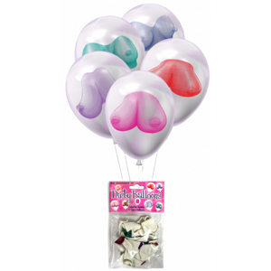 Nafukovací balónky Dirty Boob Balloons (8 ks)