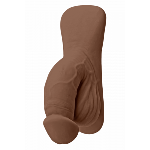 TPE packer Gender X Squishy Flesh (12 cm), tmavě tělová