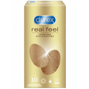 Durex Real Feel – bezlatexové kondomy (10 ks)