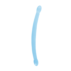 Oboustranné gelové dildo Flexi Duo (42 cm), modré