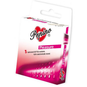 Pepino Pleasure – kondomy s tečkama (3 ks)