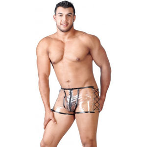 Průsvitné PVC boxerky Naked, S