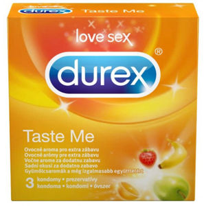 Durex Taste Me – ochucené kondomy (3 ks)