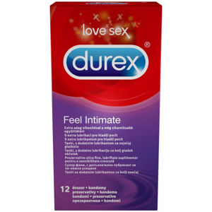 Durex Feel Intimate – tenké kondomy (12 ks)