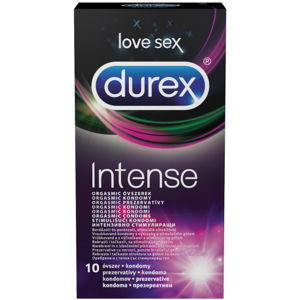 Durex Intense Orgasmic – vroubkované kondomy (10 ks)