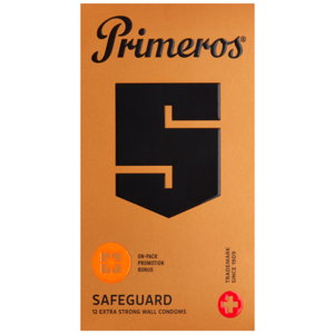 Primeros Safeguard – zesílené kondomy (12 ks)