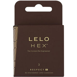 LELO Hex Respect – XL  kondomy (3 ks)