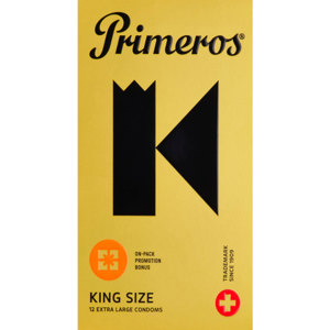 Primeros The King – extra velké kondomy (12 ks)