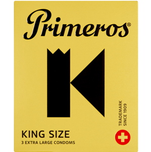 Primeros The King – extra velké kondomy (3 ks)