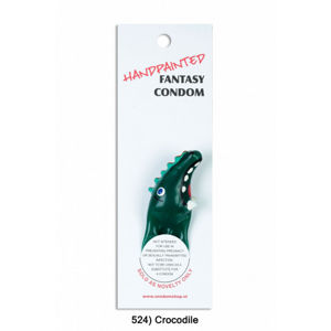 ERCO Crocodile žertovný kondom