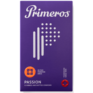 Primeros Passion – vroubkované kondomy (12 ks)
