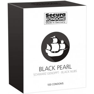 Secura Black Pearl – Černé kondomy (100 ks)