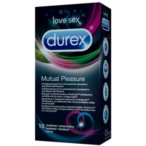 Durex Mutual Pleasure – vroubkované kondomy (10 ks)