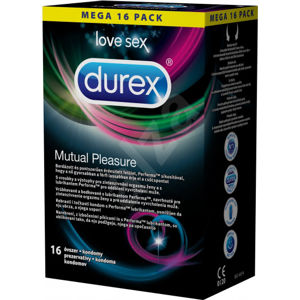 Durex Mutual Pleasure – vroubkované kondomy (16 ks)