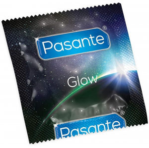 Pasante Glow – svítící kondom (1 ks)