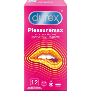 Durex Pleasuremax – vroubkované kondomy (12 ks)