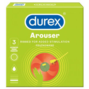 Durex Arouser – vroubkované kondomy (3 ks)