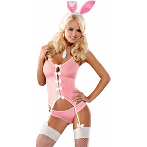 Obsessive kostým Pink Bunny, S–M