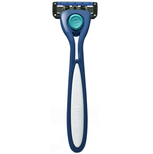 ECO depilační strojek na holení Shave Mach 5, modrá