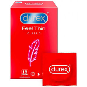 Durex Feel Thin Classic – tenké kondomy (18 ks)
