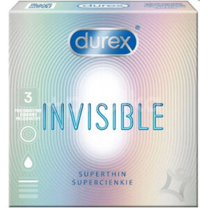 Durex Invisible – tenké kondomy (3 ks)