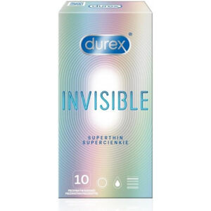 Durex Invisible – tenké kondomy (10 ks)